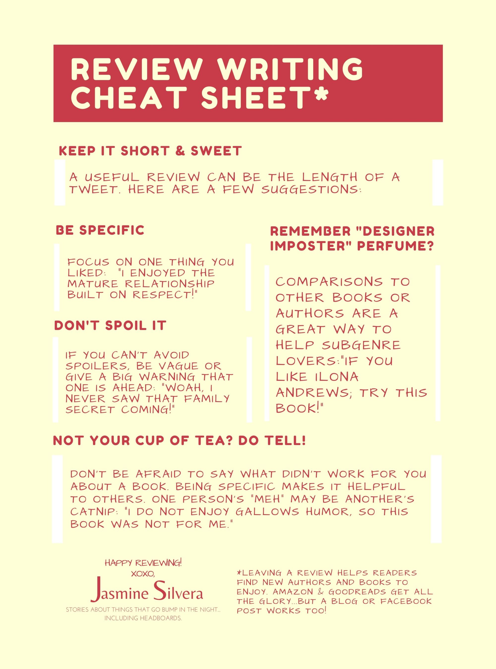 literature review cheat sheet